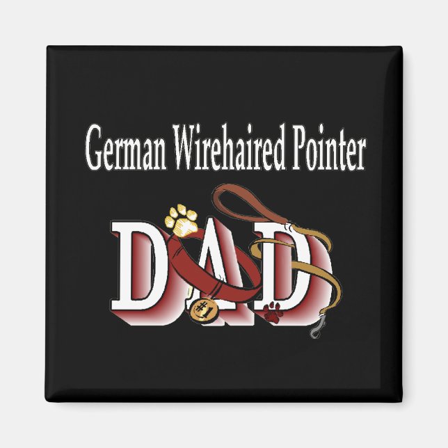 german wirehaired pointer dad Magnet (Front)