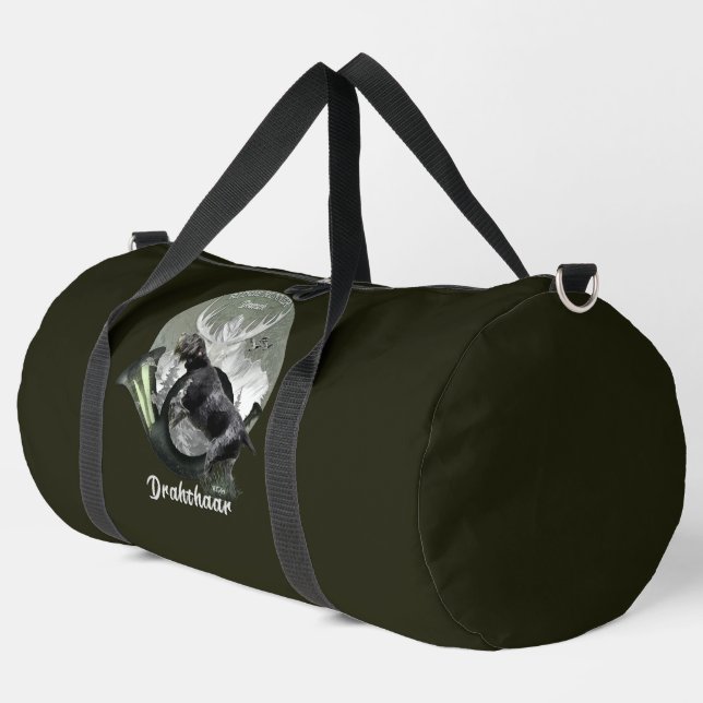 German Wirehaired Pointer  Duffle Bag (Left Corner)