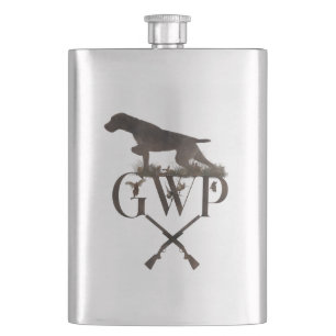 German Wirehaired Pointer    Flask