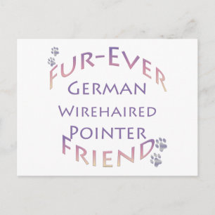 German Wirehaired Pointer Furever Postcard