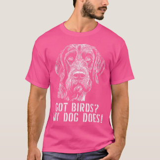 German Wirehaired Pointer Hunting Dog Hunter Dog H T-Shirt