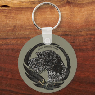 German Wirehaired Pointer   Key Ring