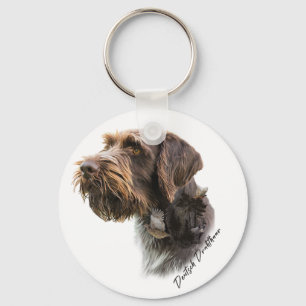 German Wirehaired Pointer    Key Ring