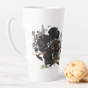 German Wirehaired Pointer     Latte Mug
