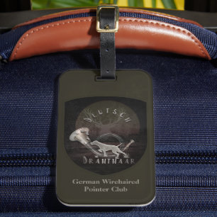 German Wirehaired Pointer  Luggage Tag