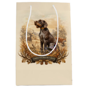 German Wirehaired Pointer Medium Gift Bag