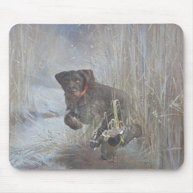  German Wirehaired Pointer Mouse Mat (Front)