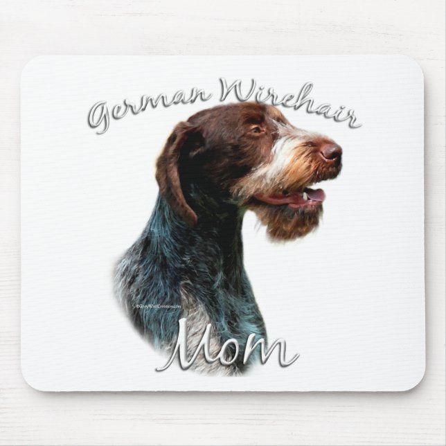 German Wirehaired Pointer Mum 2 Mouse Mat (Front)