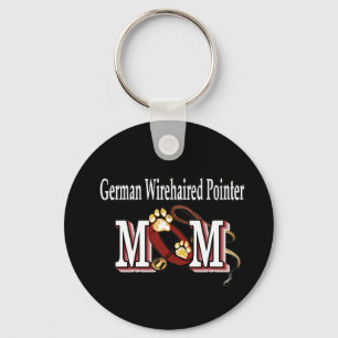 German Wirehaired Pointer Mum Gifts Key Ring