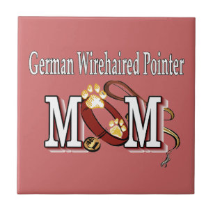German Wirehaired Pointer Mum Gifts Tile