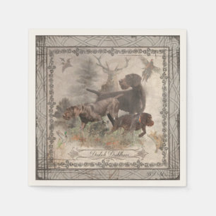  German Wirehaired Pointer     Napkin