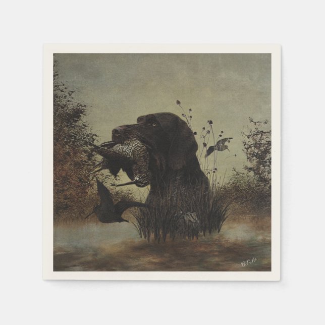  German Wirehaired Pointer     Napkin (Front)