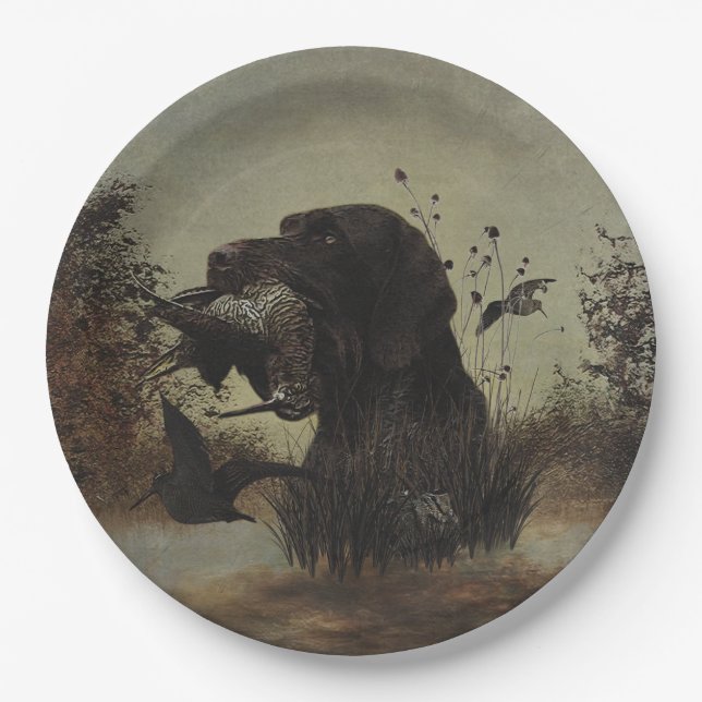  German Wirehaired Pointer     Paper Plate (Front)