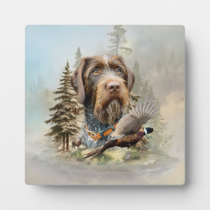German Wirehaired Pointer Plaque