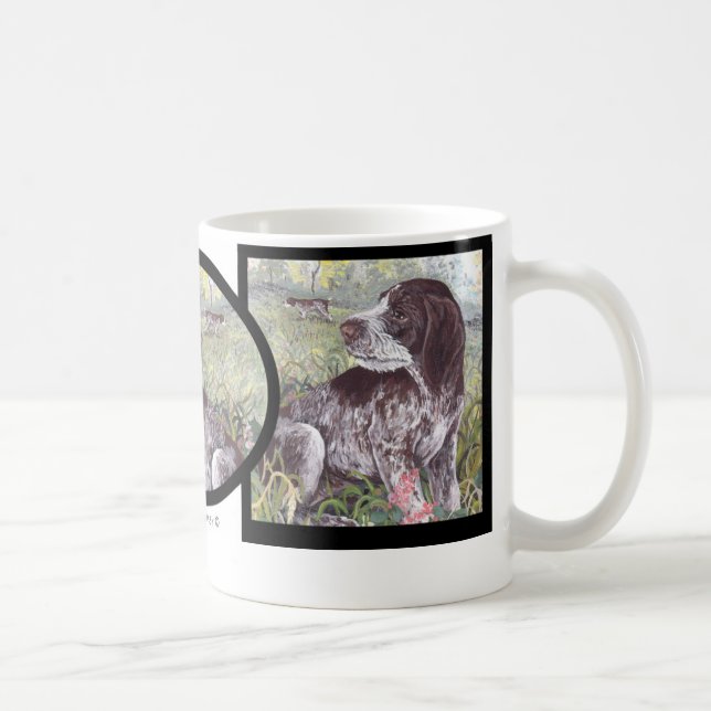 German Wirehaired Pointer Puppy Dreamer Mug (Right)