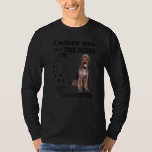 German Wirehaired Pointer Quote Mum Dad Print, Dra T-Shirt