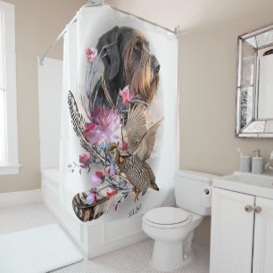 German Wirehaired Pointer      Shower Curtain
