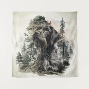German Wirehaired Pointer Tapestry