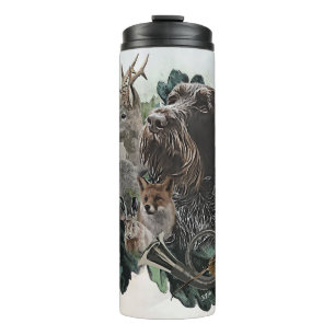 German Wirehaired Pointer Thermal Tumbler