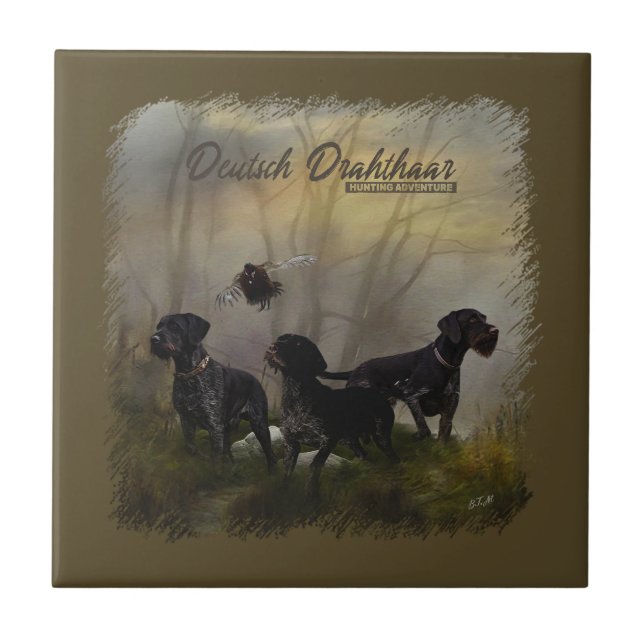  German Wirehaired Pointer     Tile (Front)