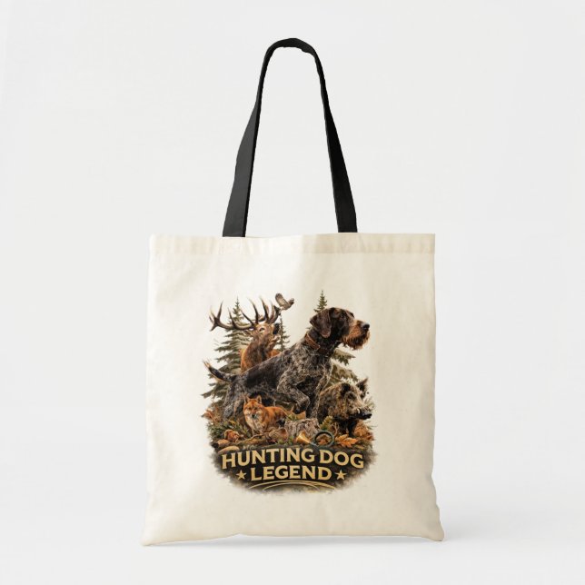 German Wirehaired Pointer Tote Bag (Front)