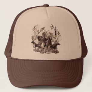 German Wirehaired Pointer   Trucker Hat