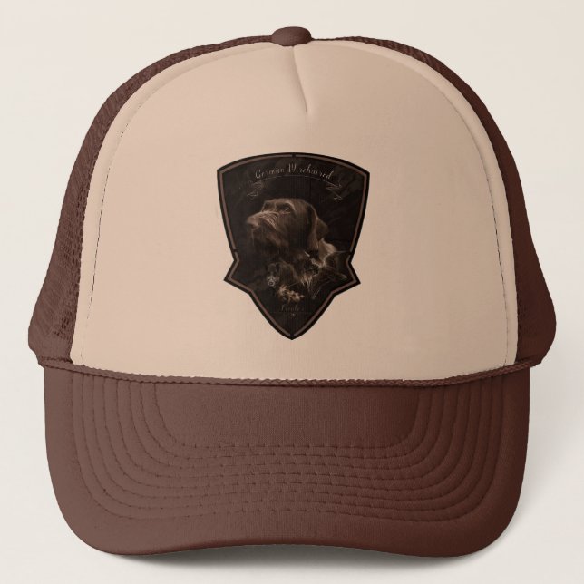 German Wirehaired Pointer   Trucker Hat (Front)