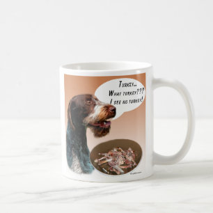 German Wirehaired Pointer Turkey Coffee Mug