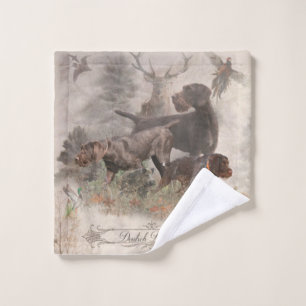  German Wirehaired Pointer     Wash Cloth