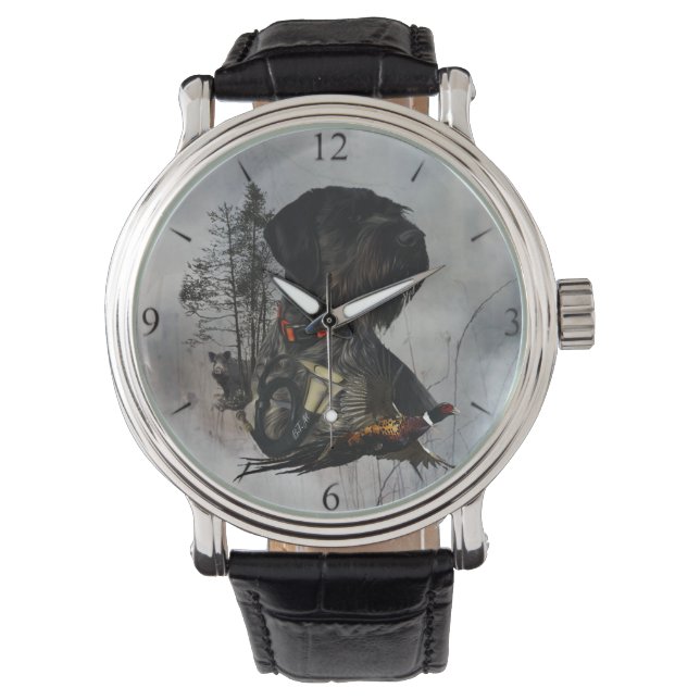  German Wirehaired Pointer     Watch (Front)