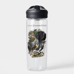 German Wirehaired Pointer Water Bottle