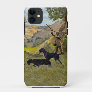 German Wirehaired Pointers iPhone 11 Case