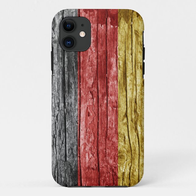 German wooden flag Case-Mate iPhone case (Back)