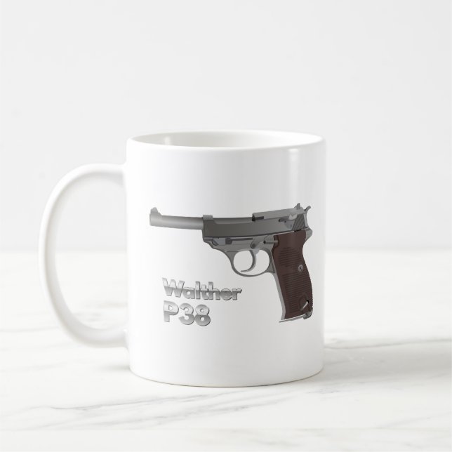 German WW2 Pistol Coffee Mug (Left)