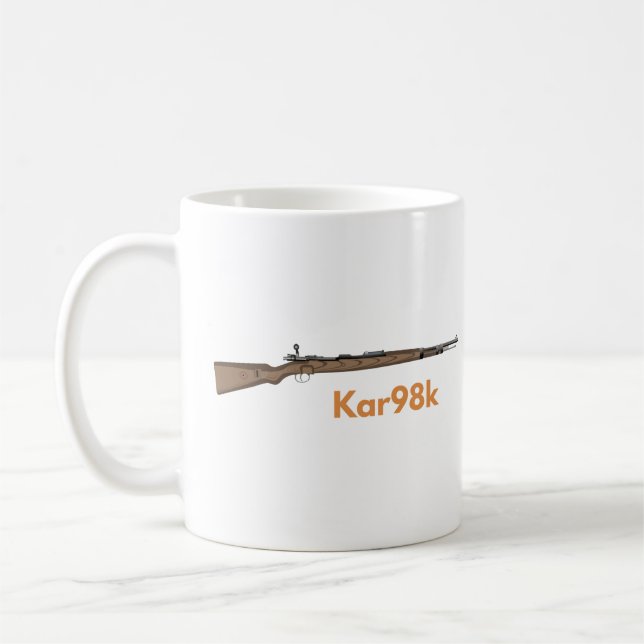 German WW2 Rifle Karabiner 98k Coffee Mug (Left)