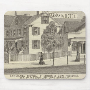 Germania Hotel, Long Branch and Hughes Brothers Mouse Mat