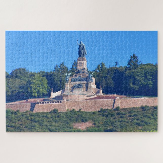 Germania statue, Rudesheim, Germany  Jigsaw Puzzle (Horizontal)