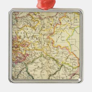 Germanic Confederation 2 Metal Tree Decoration