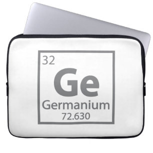 Germanium - German Science Periodic Table Laptop Sleeve