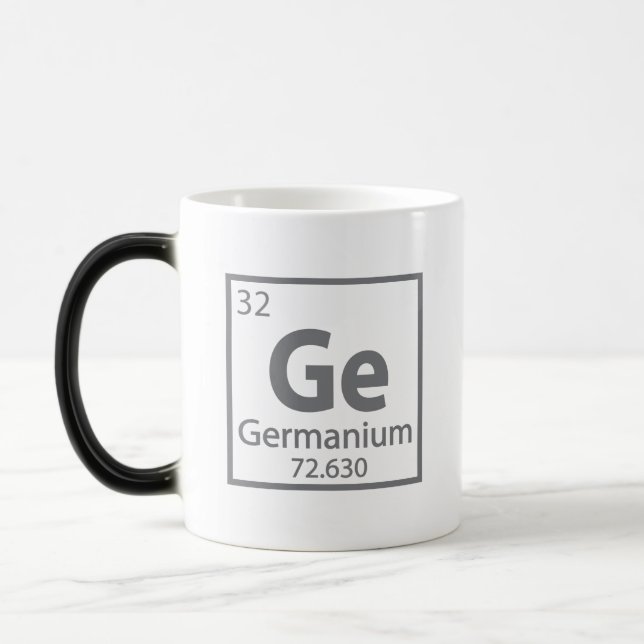 Germanium - German Science Periodic Table Magic Mug (Left)
