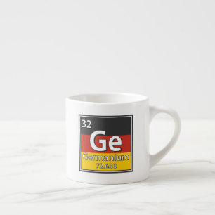 Germanium - Germany Flag German Science Espresso Cup