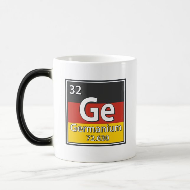 Germanium - Germany Flag German Science Magic Mug (Left)