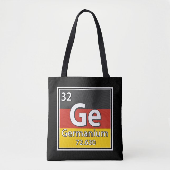 Germanium - Germany Flag German Science Tote Bag (Front)