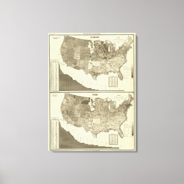 Germans, Irish Canvas Print (Front)
