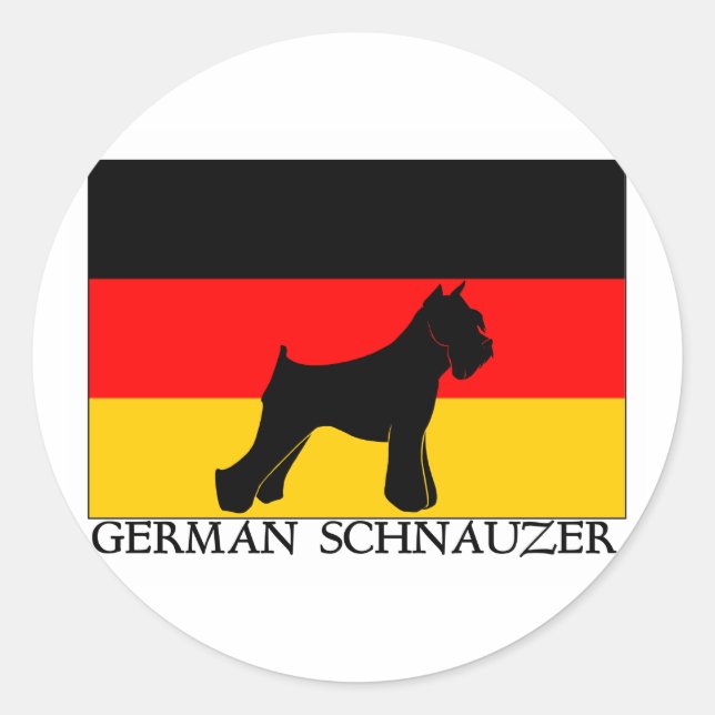 GermansSchnauzer Classic Round Sticker (Front)