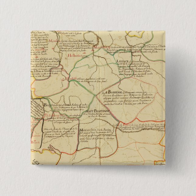 Germany 12 15 cm square badge (Front)