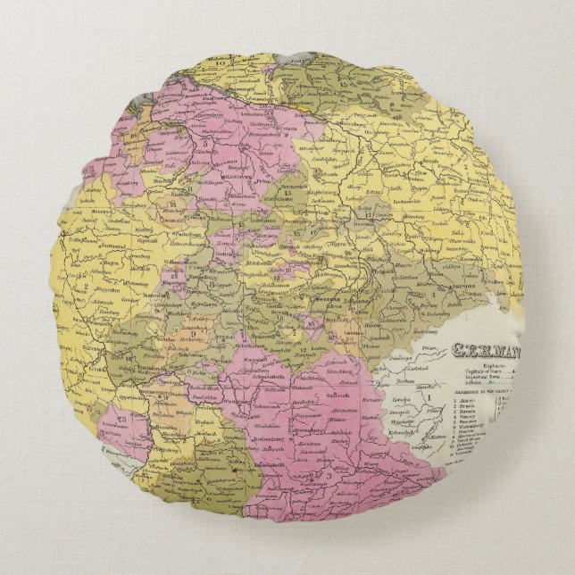 Germany 13 round cushion (Front)