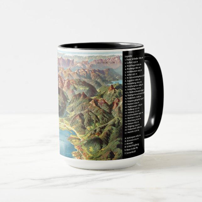 " Germany: 2020/today - TEGERNSEE Panorama ... Mug (Front Right)