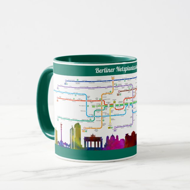 " Germany: 2021/today BERLIN - U/S-Bahn Tasse Mug (Front Left)