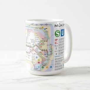 " Germany: 2021/today Munich - S/U railway network Coffee Mug